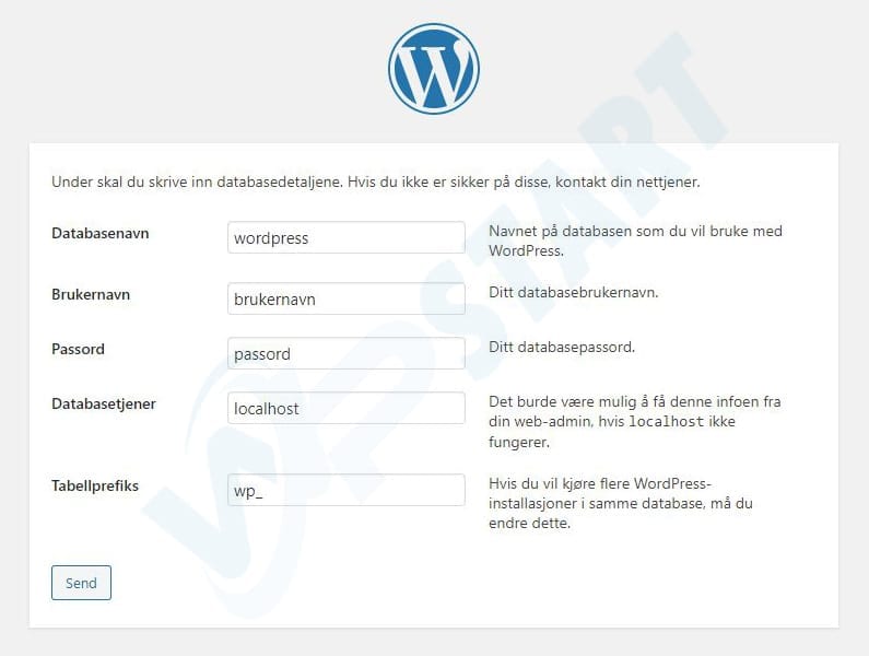 Hvordan installere WordPress - Bilde 2