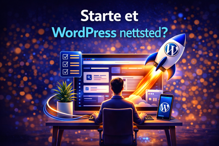Starte et WordPress nettsted