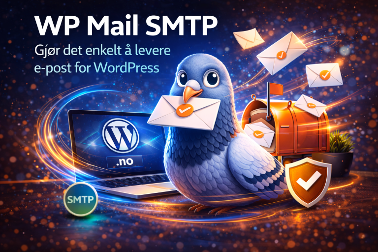 WP Mail SMTP – Gjør det enkelt å levere e-post for WordPress